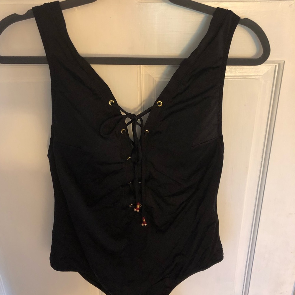 Victoria’s Secret black one piece bathing suit